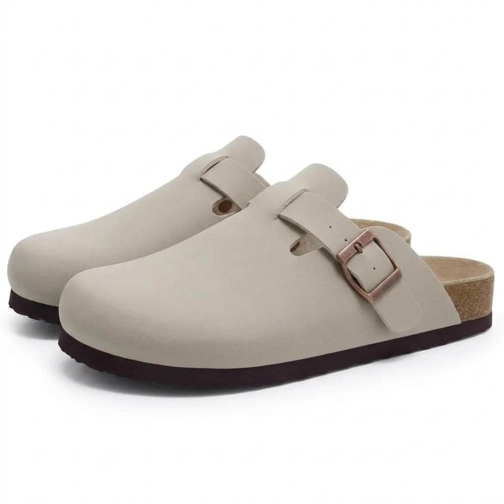The Engadin Clog in Grey