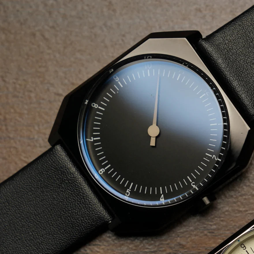 The Slow Hour – Black / Black Leather